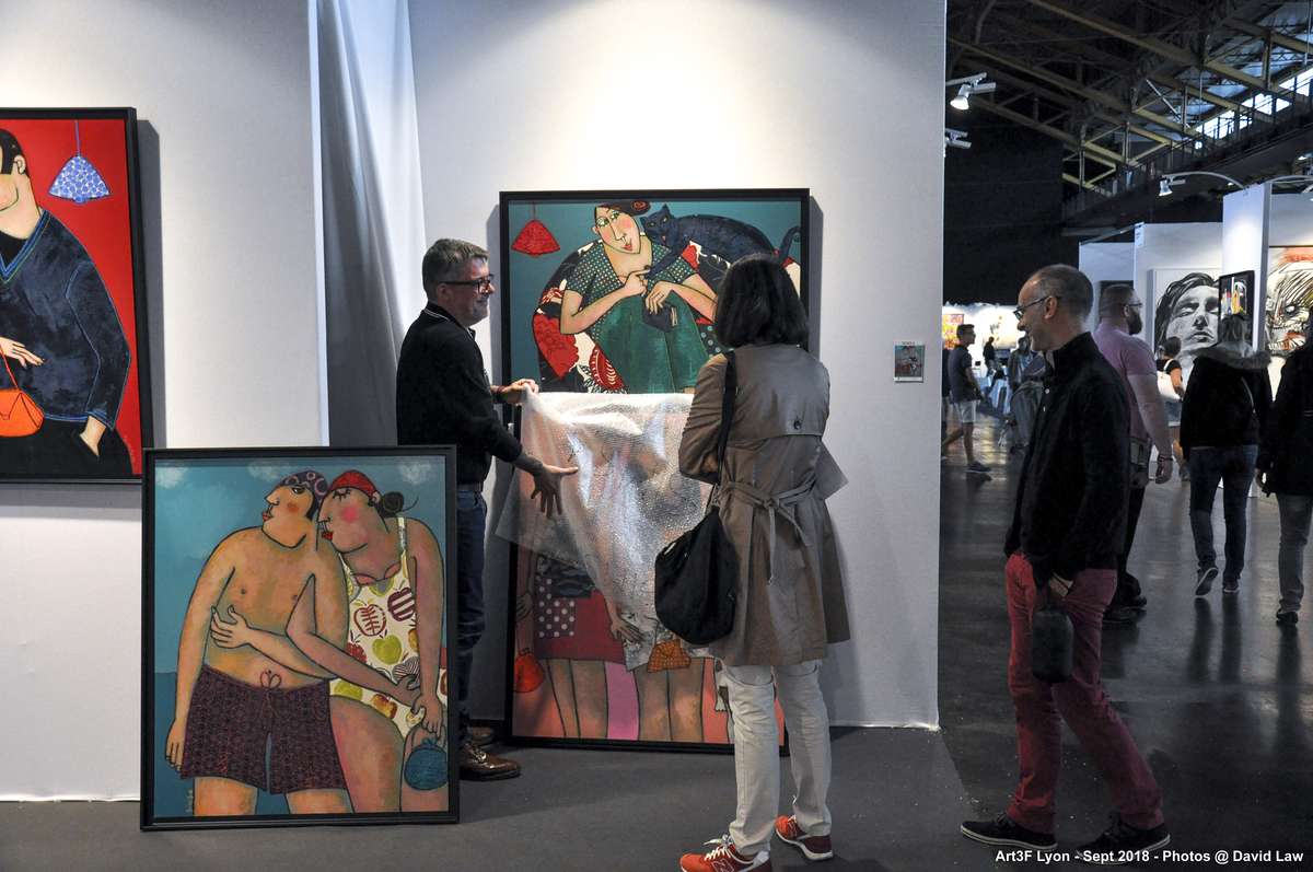 巴黎當(dāng)代藝術(shù)博覽會(huì)，art3f，藝術(shù)展會(huì)現(xiàn)場(chǎng)