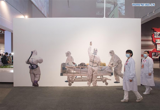 新冠展覽，新冠展位，新冠畫作展示
