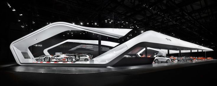 奧迪汽車展覽，車展，汽車展臺