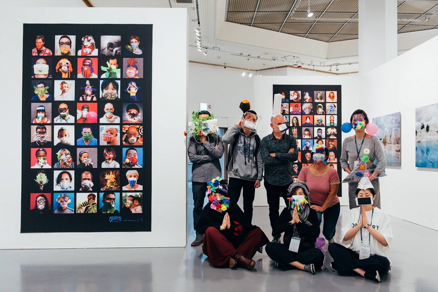 個(gè)性口罩展，疫情下的展覽，口罩展